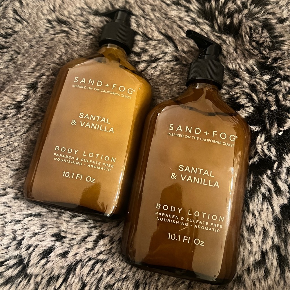 2X Sand + Fog Santal & Vanilla Body Lotion 10.1 floz